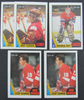 Lot of 5 1987-88 O-Pee-Chee OPC Hockey Cards incl Roy/Yzerman Mike Vernon 158349