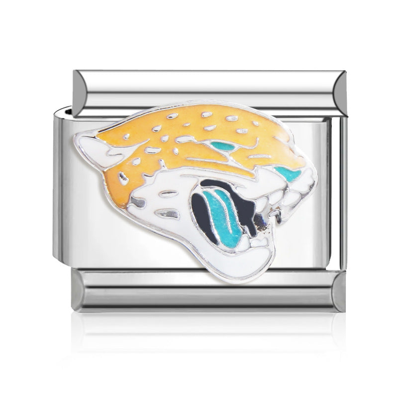 Football Team Logo Italian Charm Bracelet – Custom Gifts for Fans