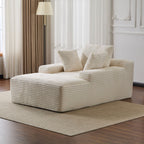 Oversized Chaise Lounge Chair Cozy Cloud Couch With 3 Throw