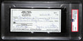 Johnny Unitas Signed 1/14/99 Check PSA/DNA MINT 9 188671