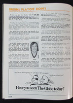 1976 Boston Bruins Stanley Cup Playoffs Ice Hockey Game Program 176418