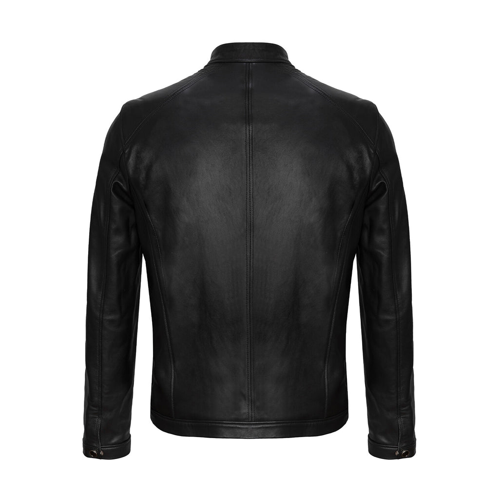 Mock Neck Jacket // Black