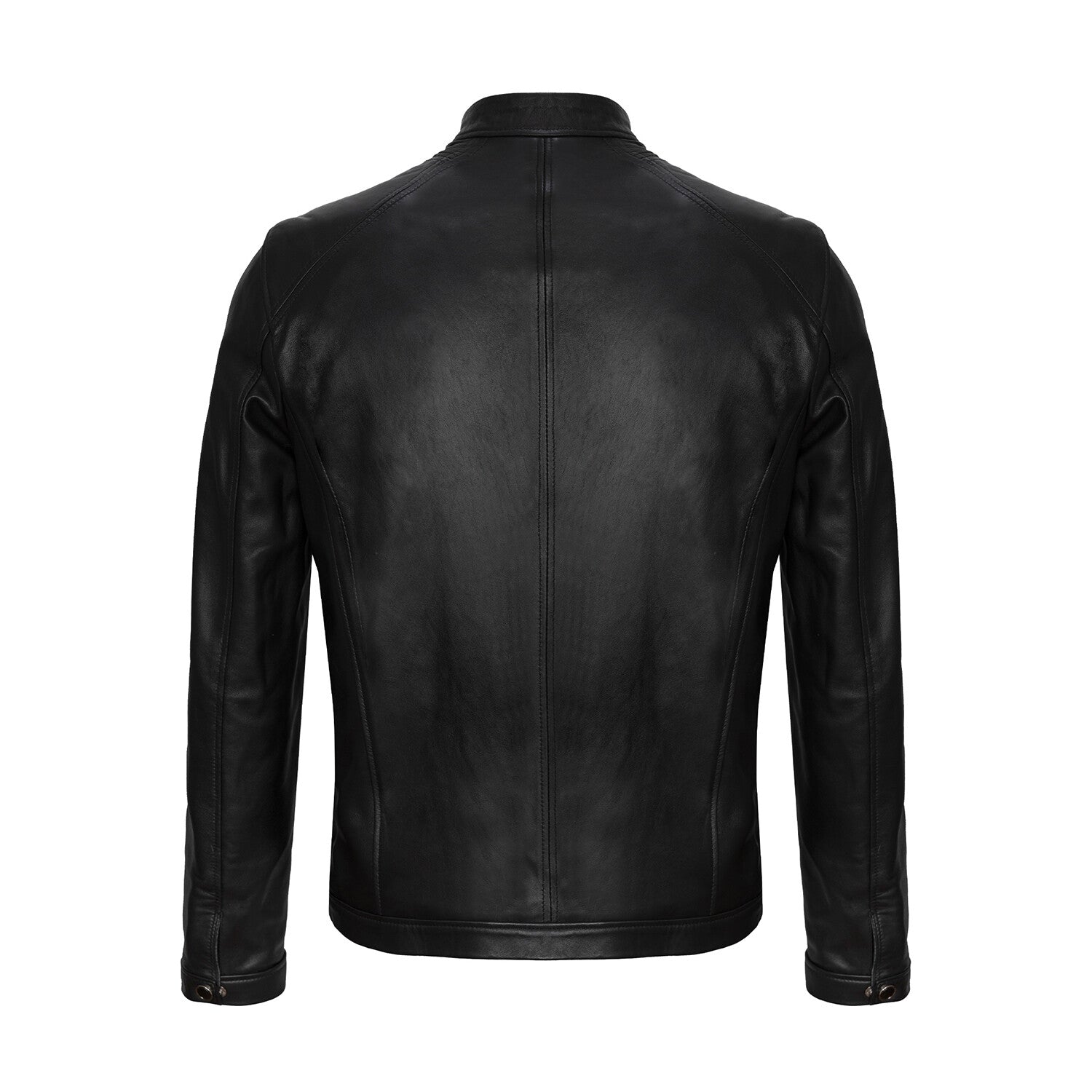 Mock Neck Jacket // Black