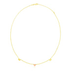 14k Yellow and Rose Gold Mom Necklace