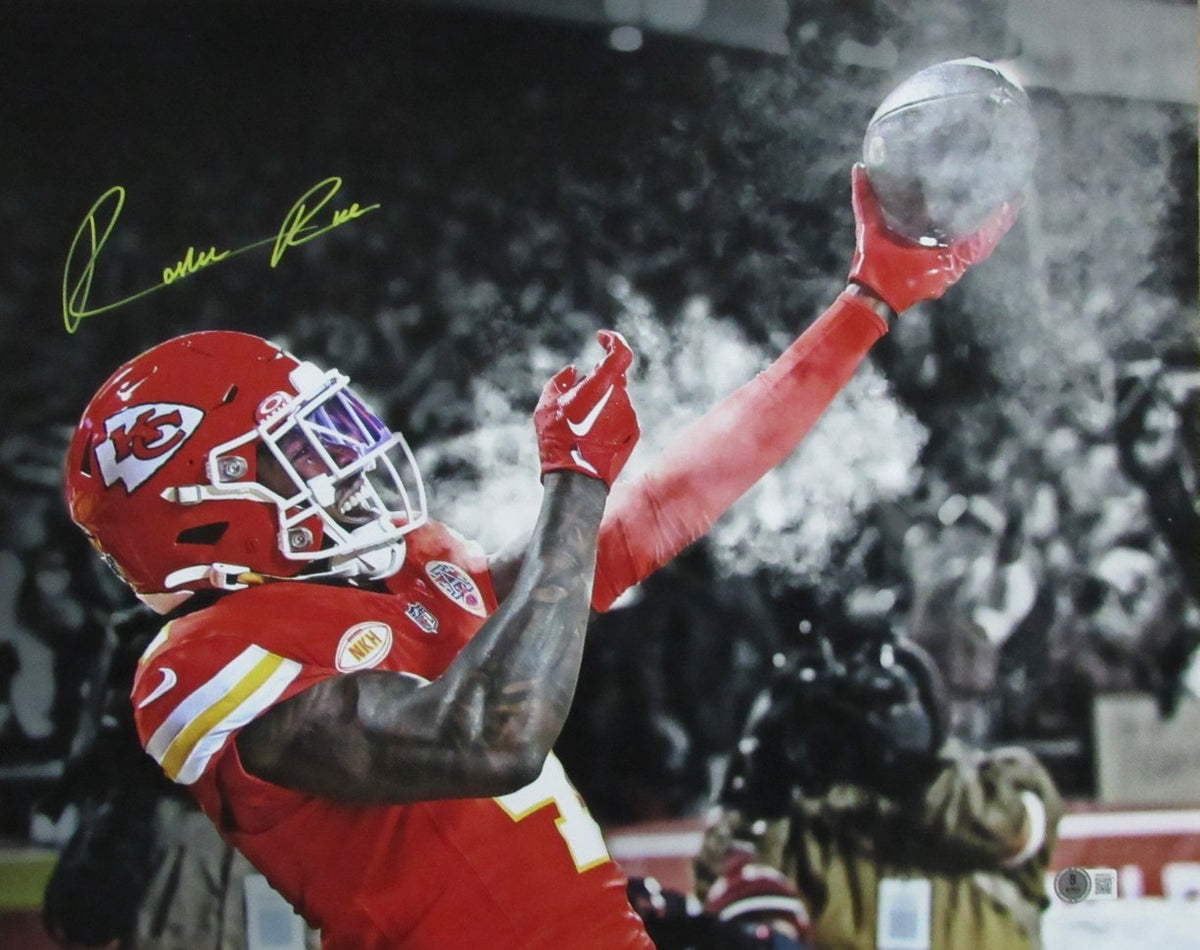 Rashee Rice Autographed 16x20 Photo Kansas City Chiefs Beckett 186100