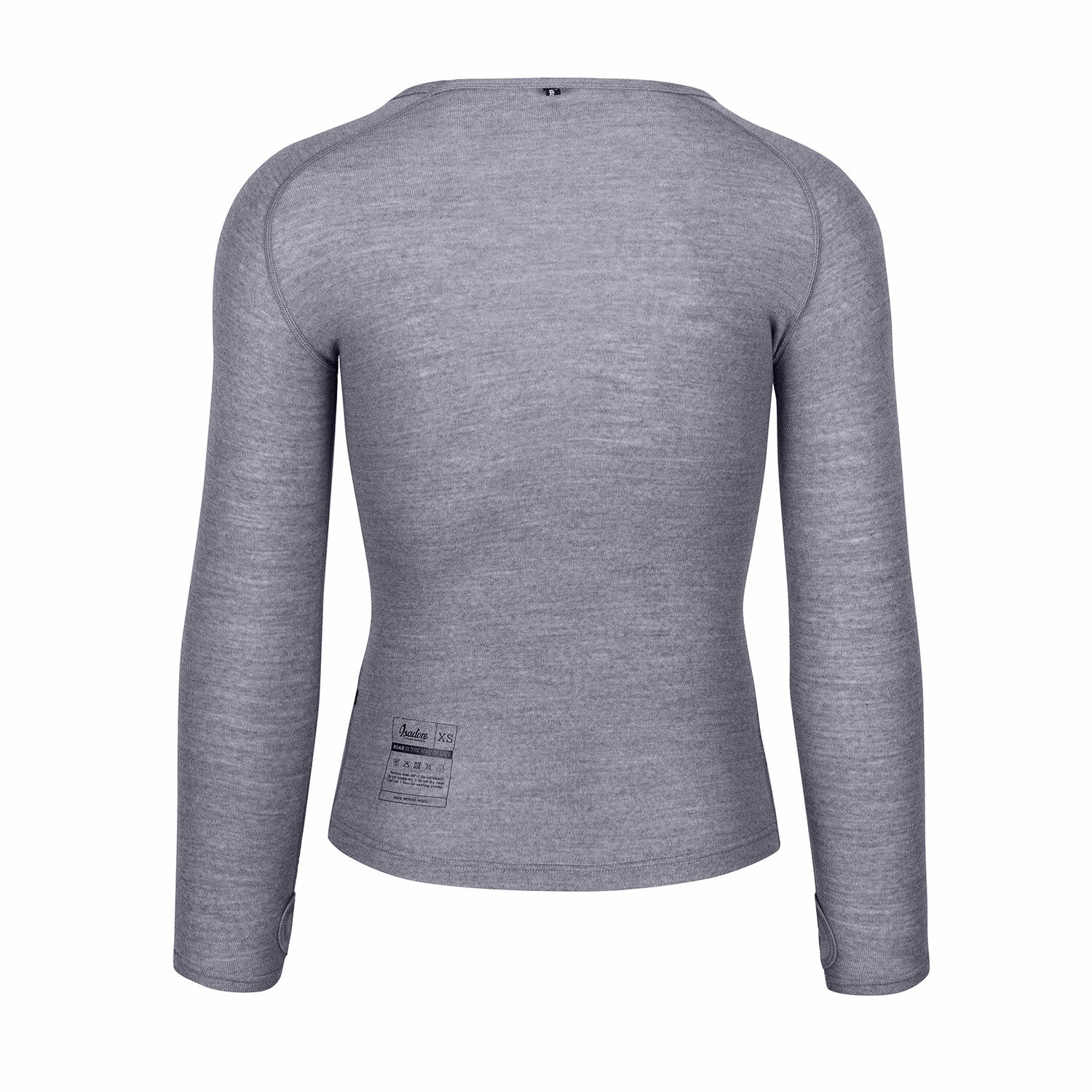 Stefano Merino Long Sleeve Base Layer // Gray