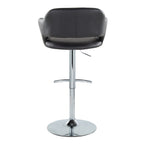 Margarite - Contemporary Ajustable Barstool With Swivel (Set of 2)