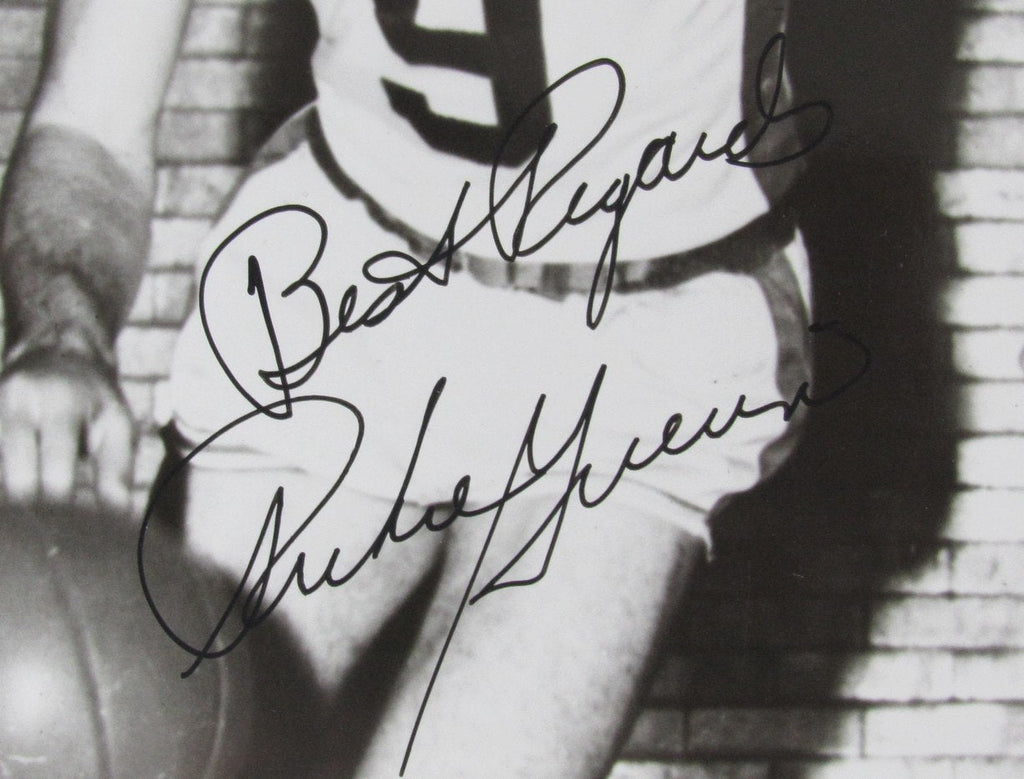 Richie Guerin HOF Signed/Inscribed 8x10 B/W Photo New York Knicks 189969