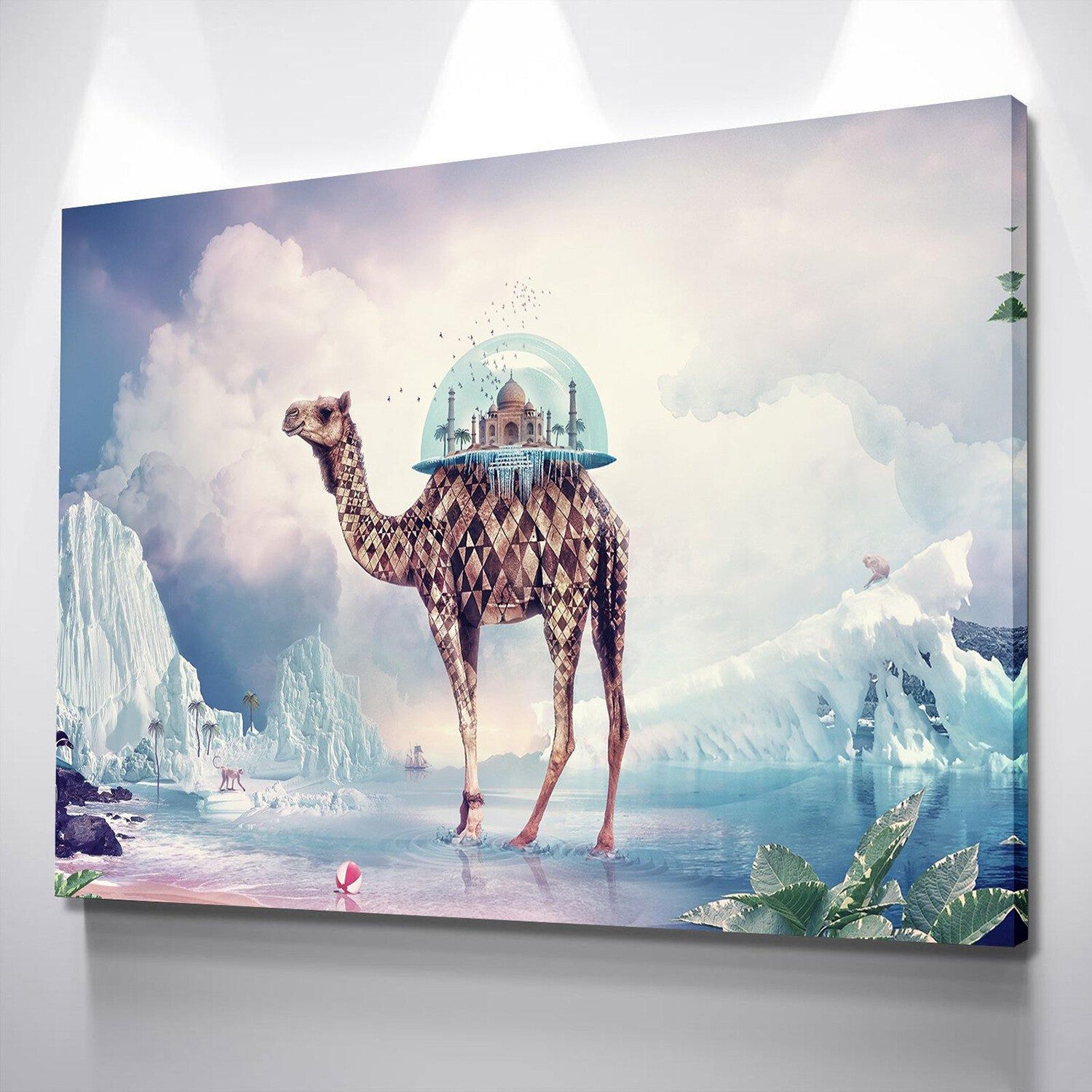 Abstract Taj Mahal