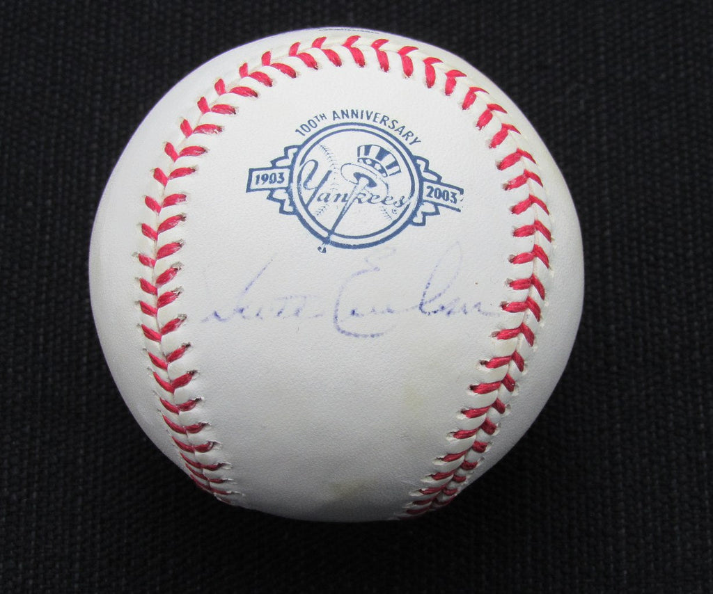 Scott Erickson Signed/Auto Yankees 100th OML Baseball JSA 186715