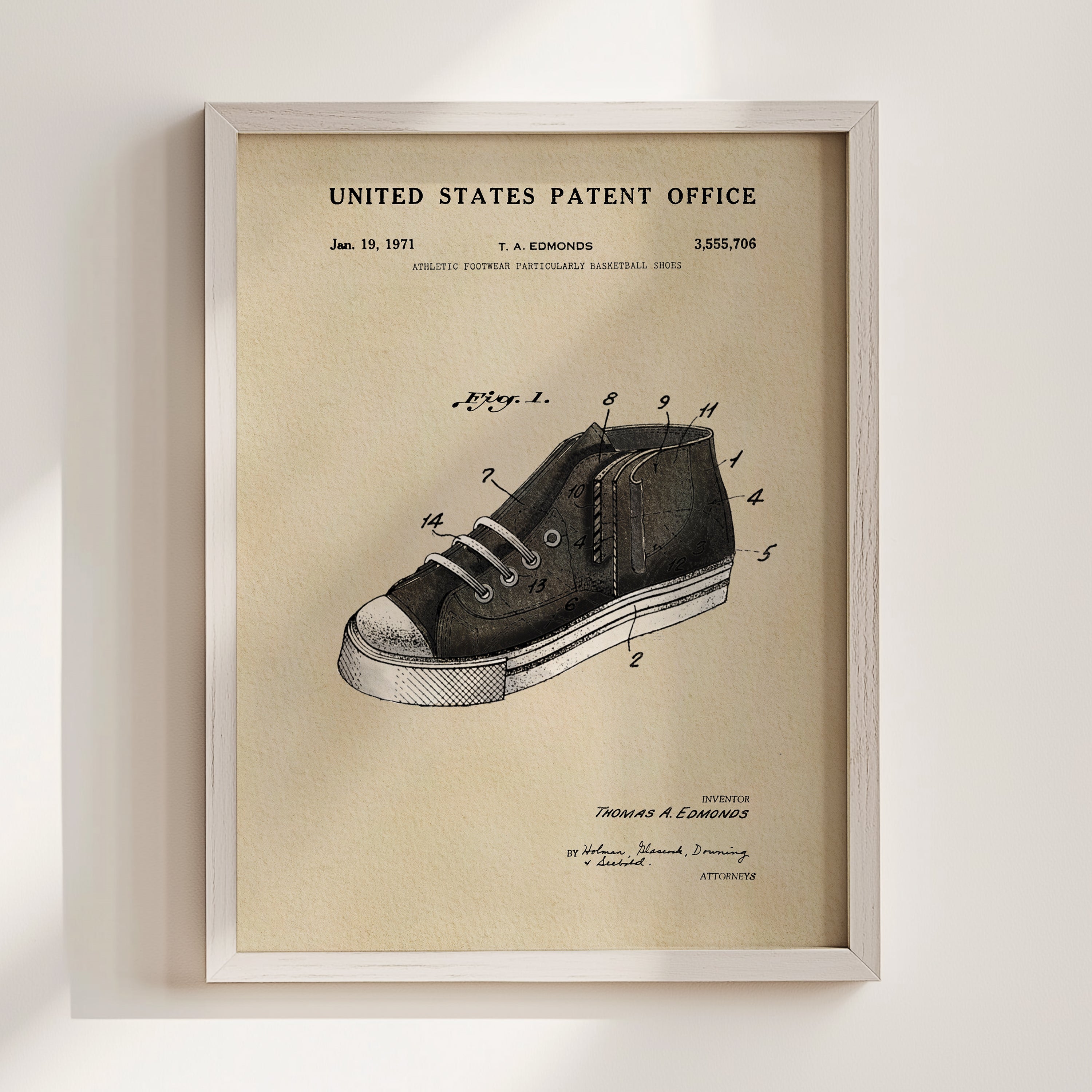 Retro Basketball Shoe (1968)