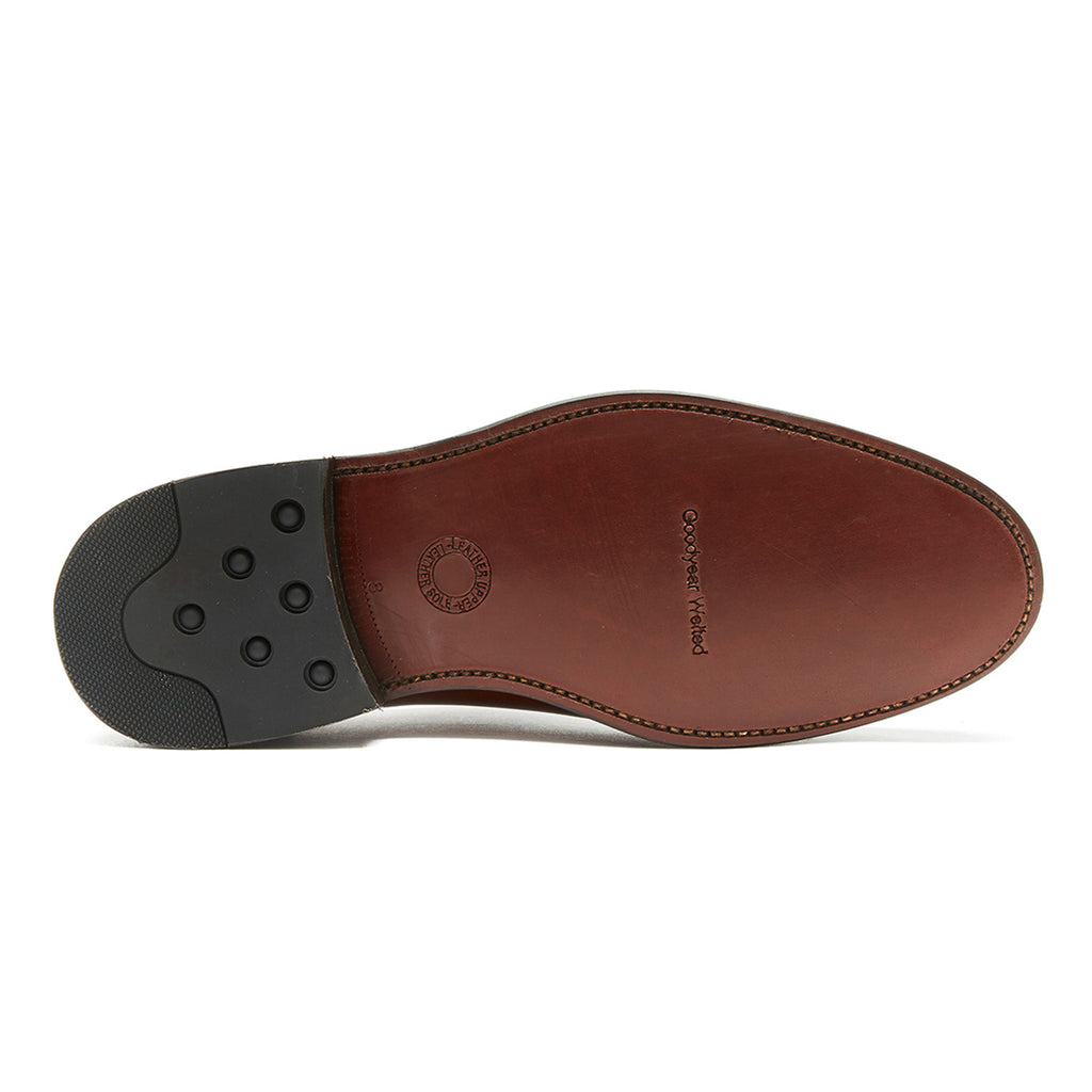 Wing Cap Oxford Goodyear // Brown