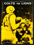 September 24, 1961 Football Program Baltimore Colts vs. Detroit Lions 189404