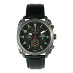 A-10 Thunderbolt Tribute - Gunmetal Finish, Leather Band