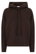 Hooded Sweatshirt Brown Cotton