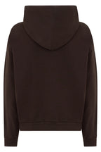 Hooded Sweatshirt Brown Cotton