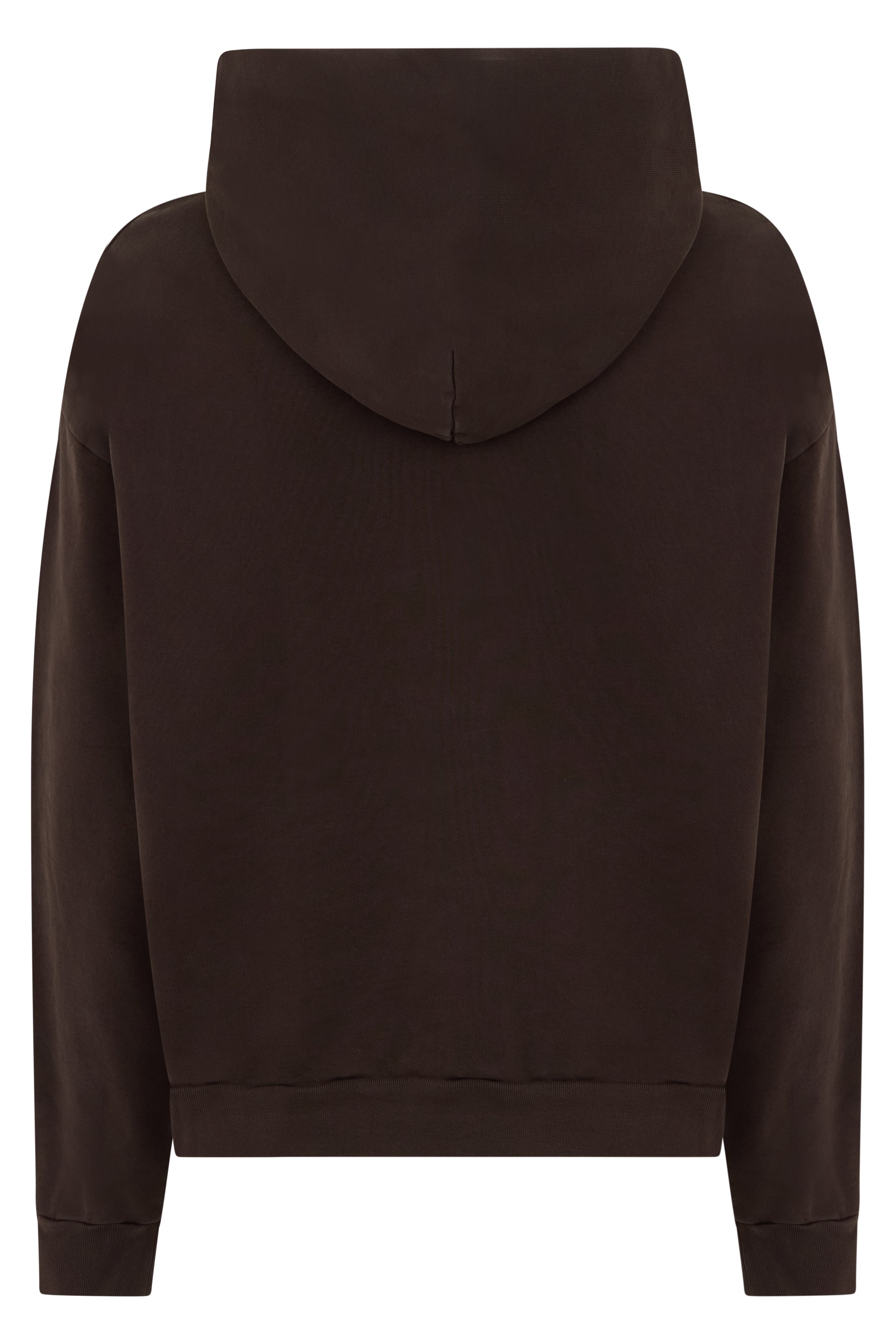 Hooded Sweatshirt Brown Cotton