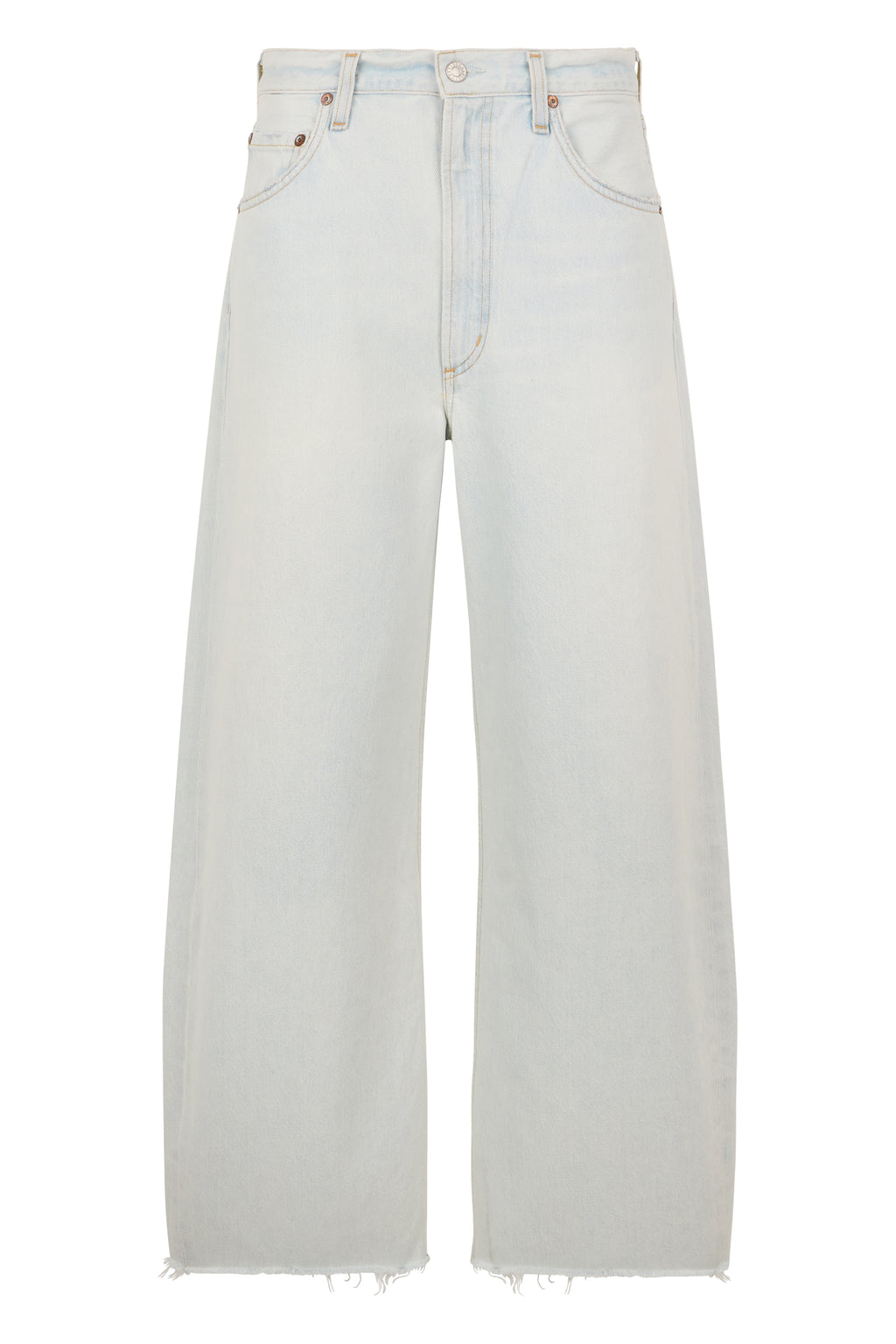 Wide-Leg Jeans Light Blue