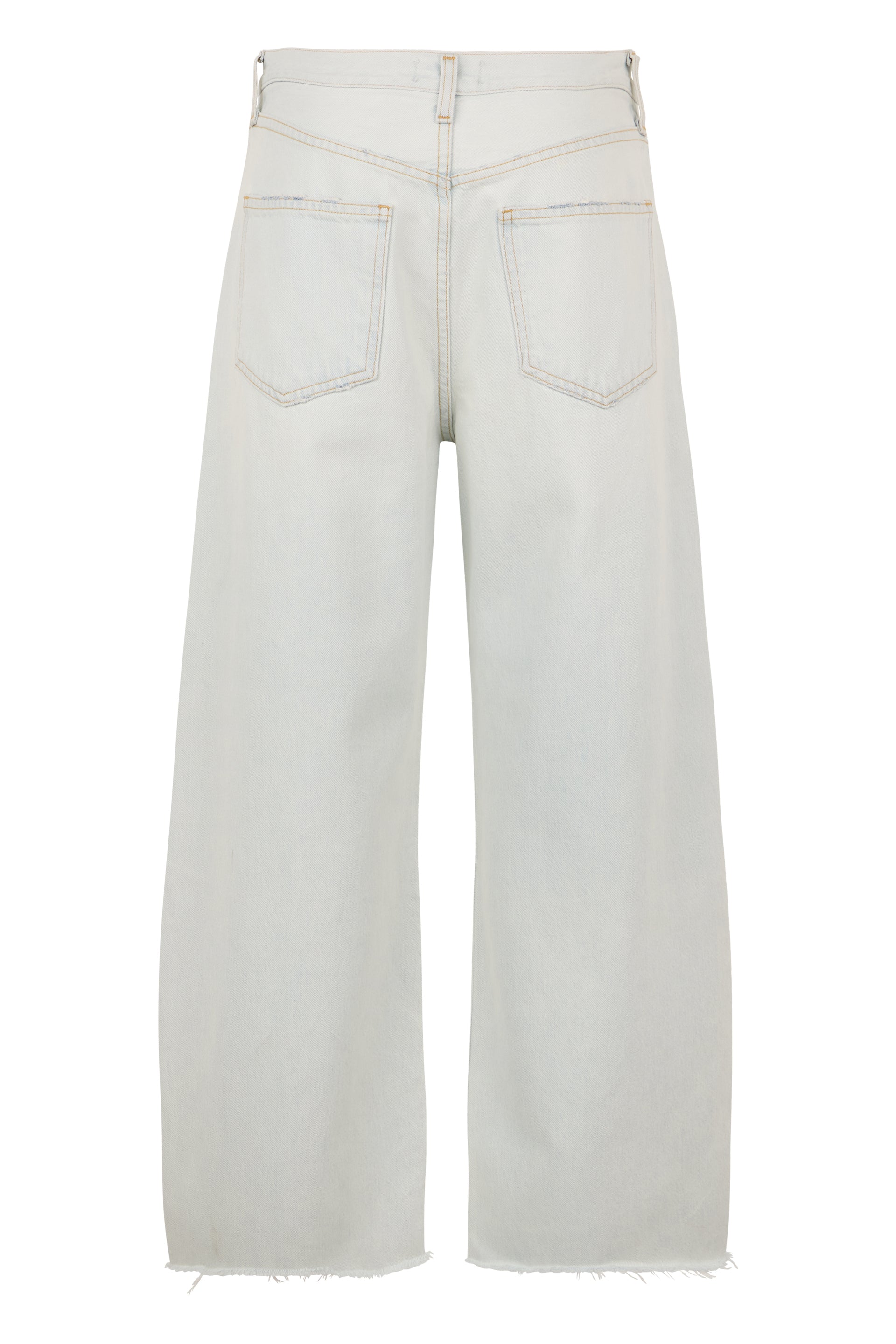 Wide-Leg Jeans Light Blue