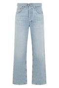 Straight-Leg Jeans Light Blue