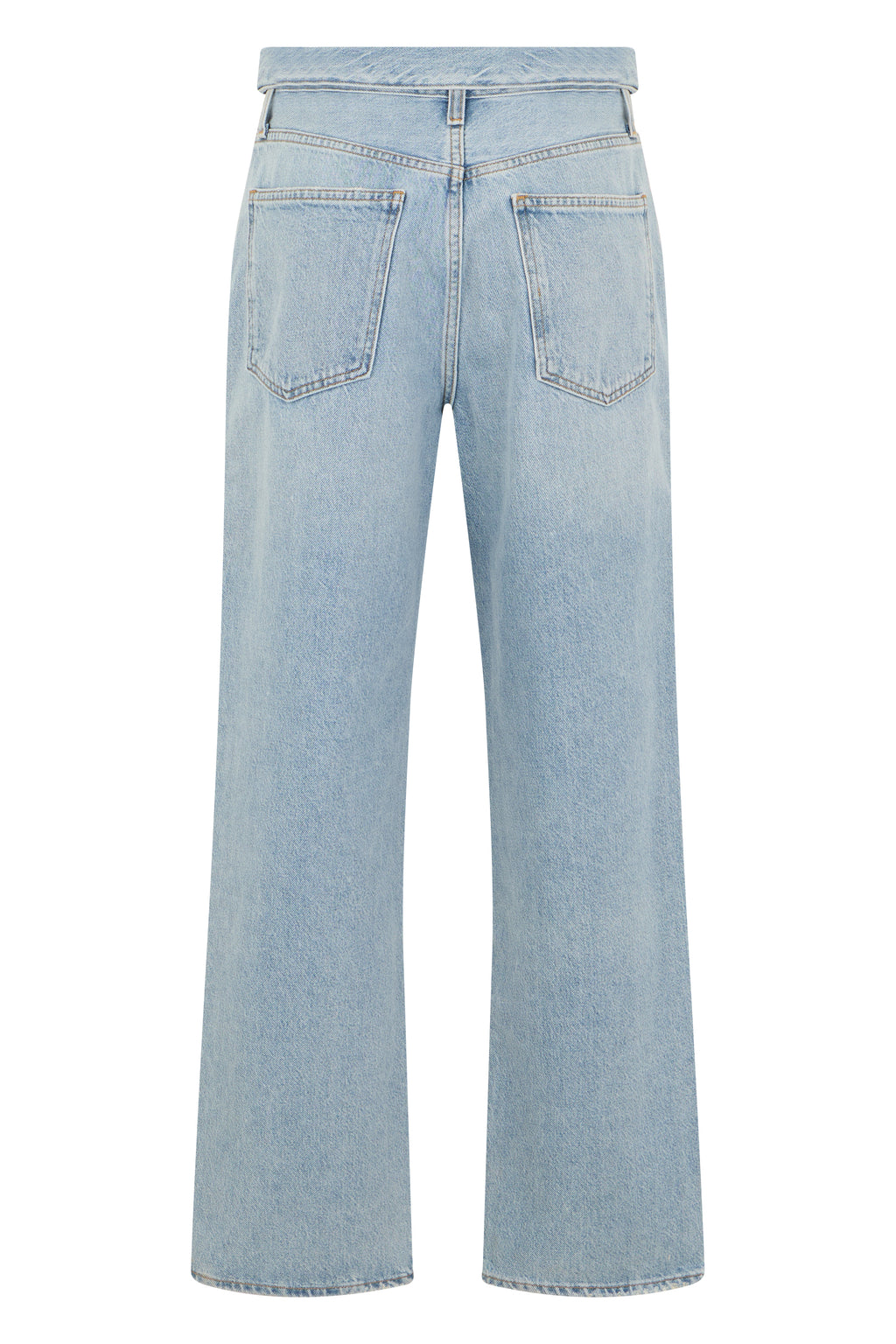 Straight-Leg Jeans Light Blue