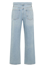 Straight-Leg Jeans Light Blue