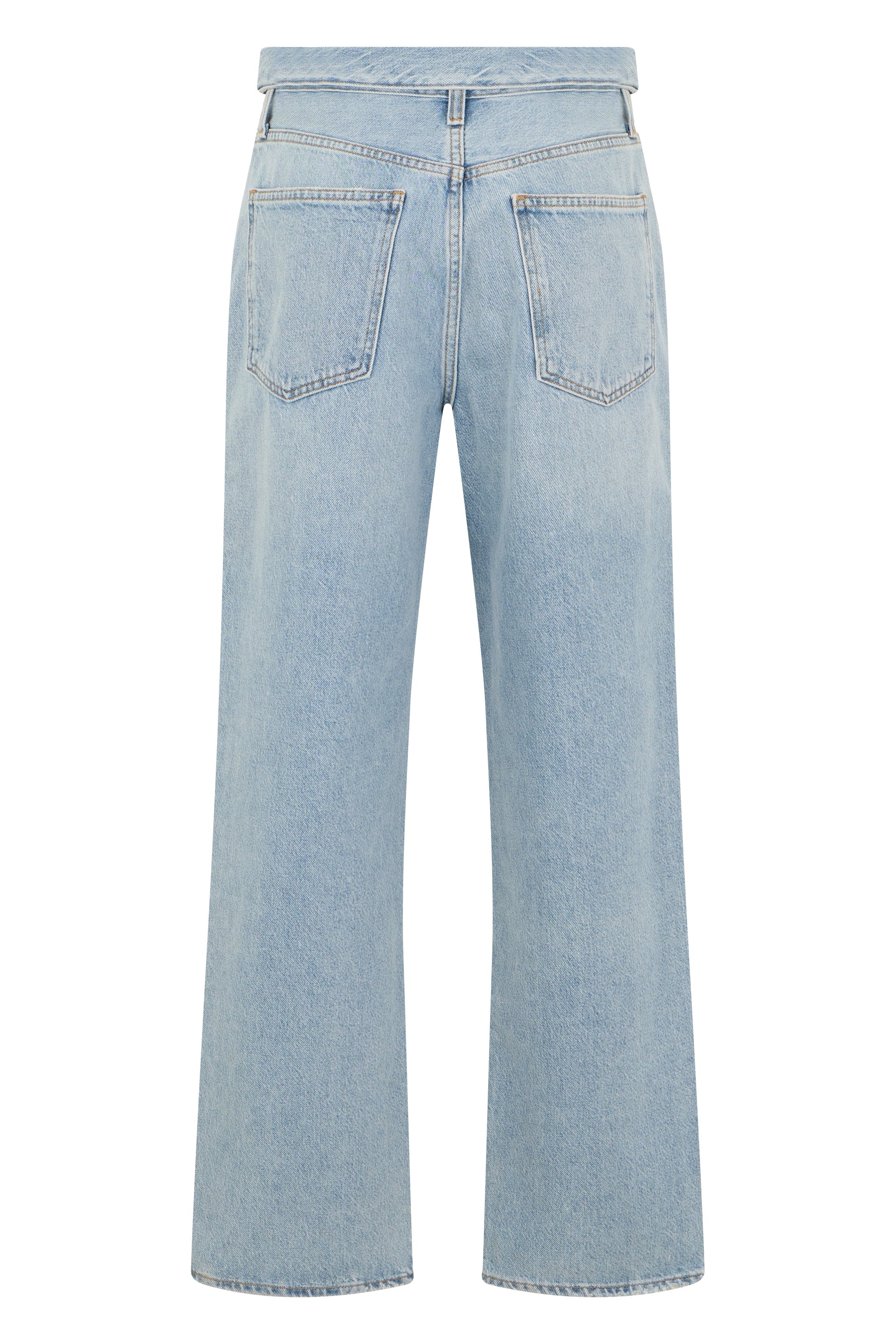 Straight-Leg Jeans Light Blue