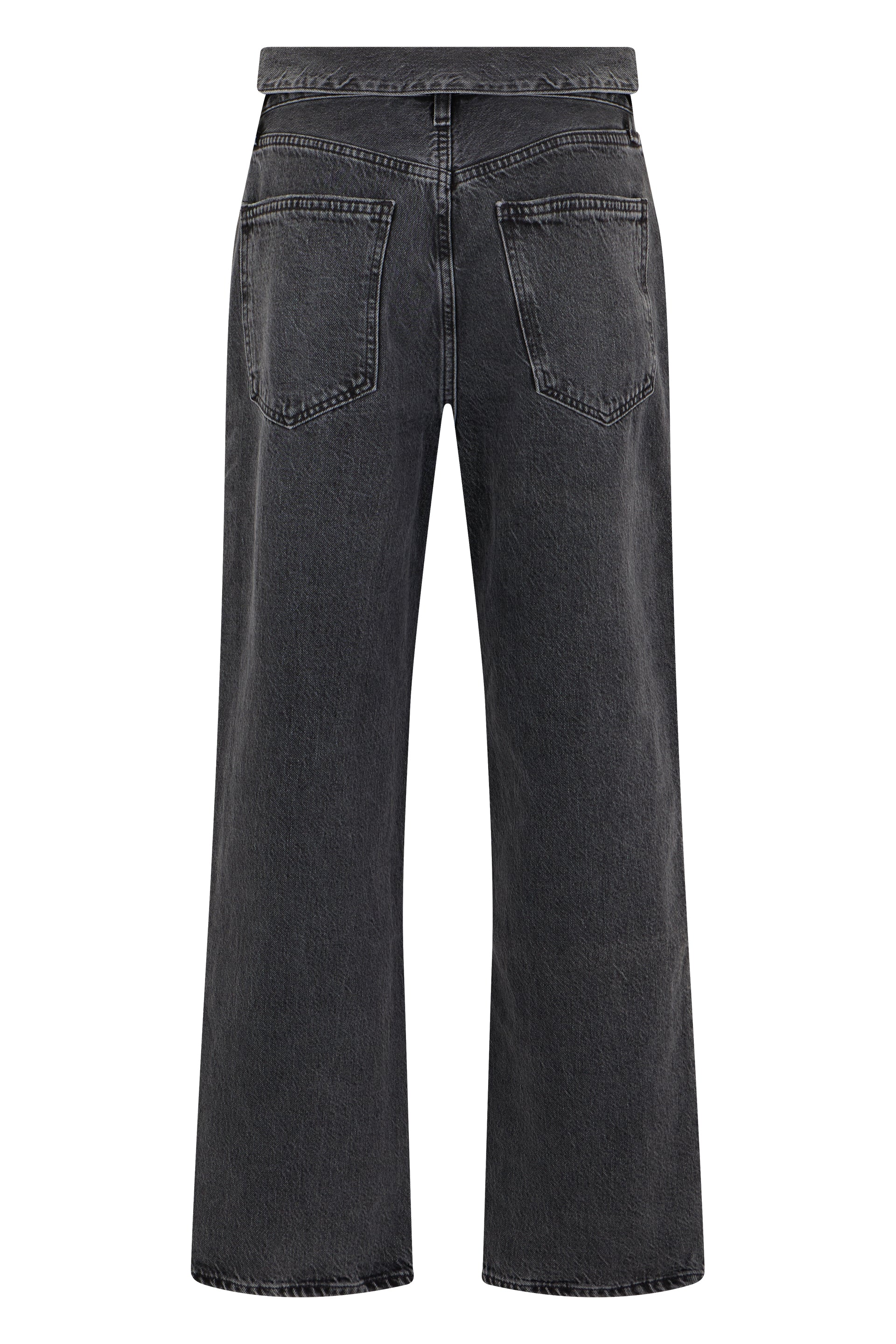 Straight Jeans Black Cotton