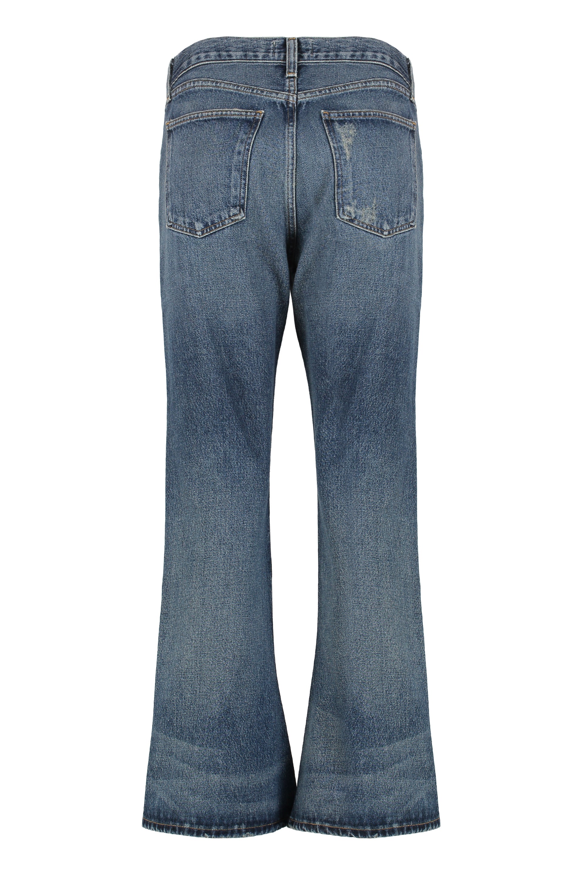 Flared Jeans in Stencil Shade