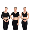 Halftee 3-Pack: 3/4 Sleeve Short Sleeve & Tank Knit Layering Tops