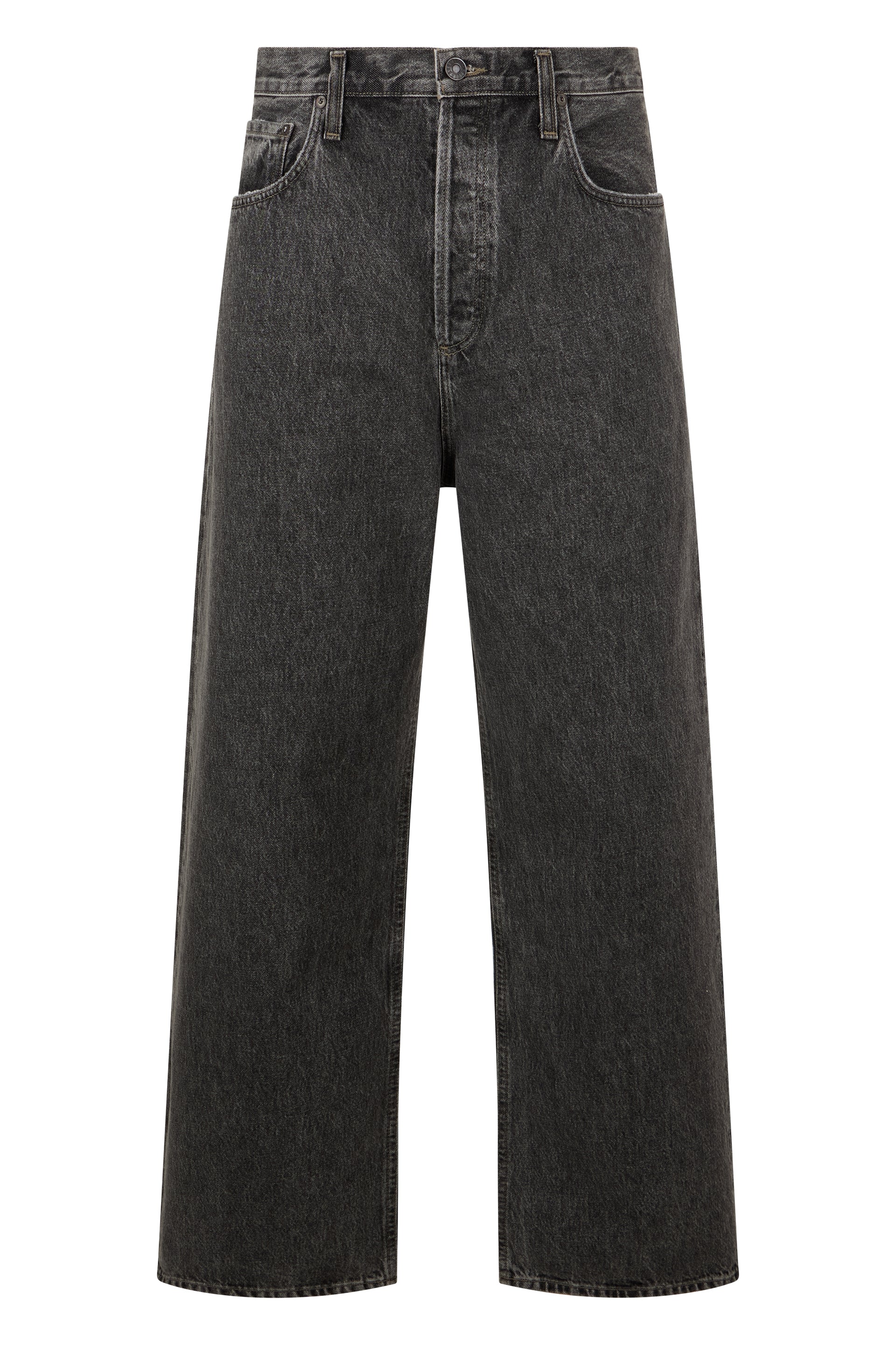 Loose Denim Pants Grey