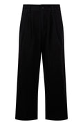 Trousers Loose Cotton Black