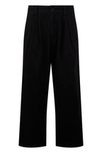 Trousers Loose Cotton Black
