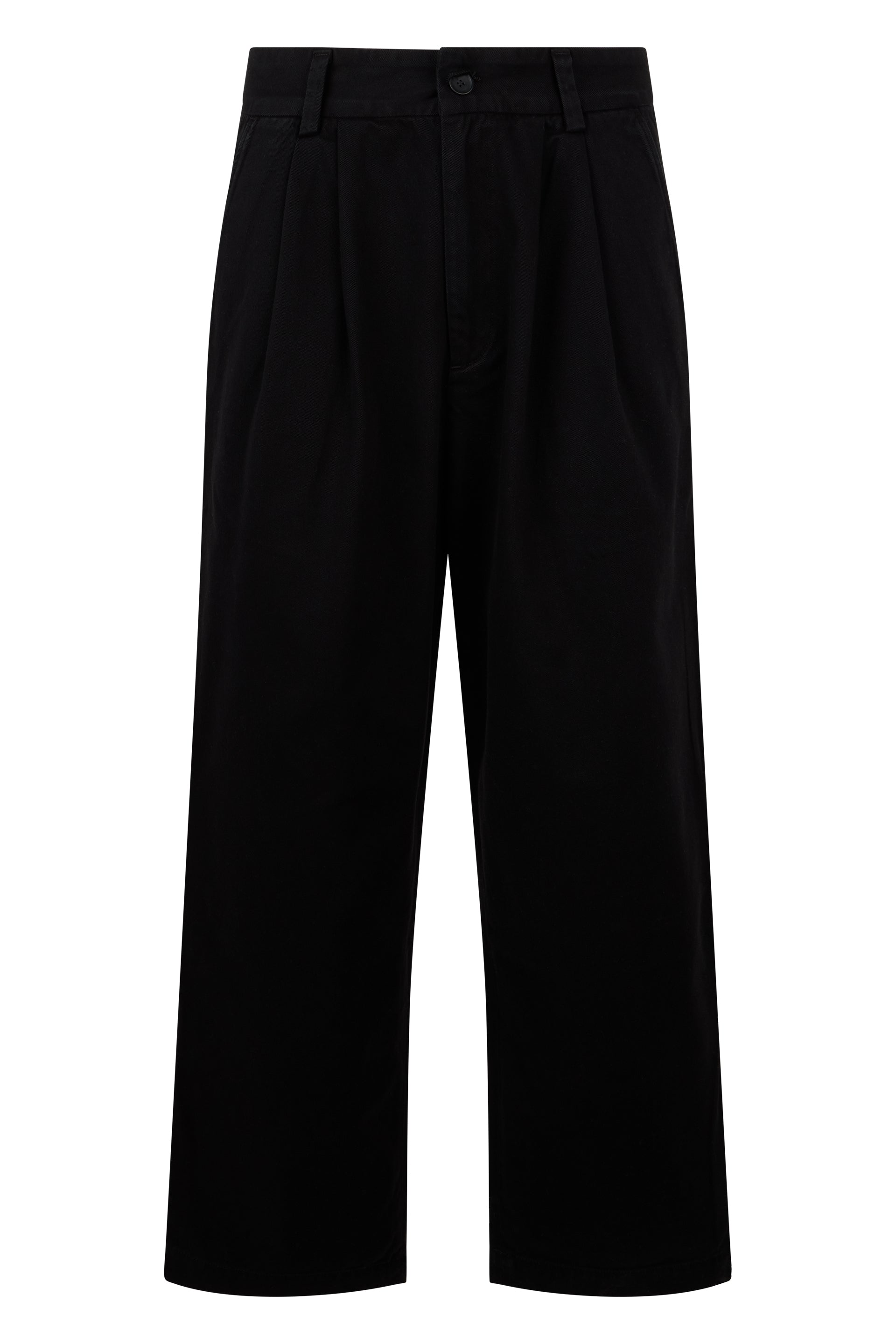 Trousers Loose Cotton Black
