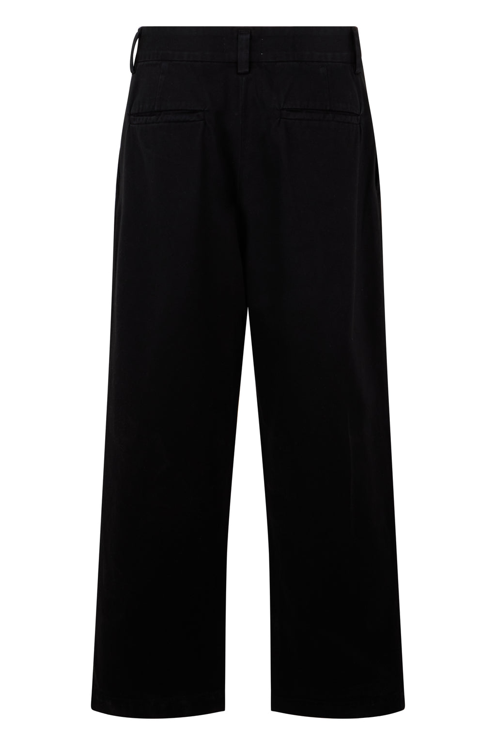 Trousers Loose Cotton Black