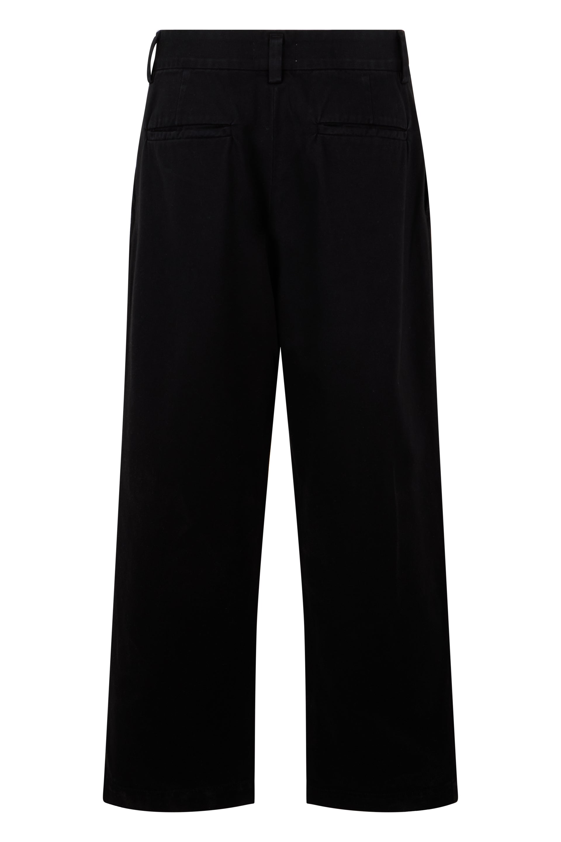 Trousers Loose Cotton Black