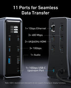 Anker Prime Charging Docking Station (14-in-1, Dual Display, 160W)