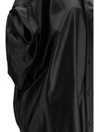 Balenciaga Tucked Sleeves Lambskin Shirt