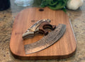 Hand Made Damascus Steel ULU knife