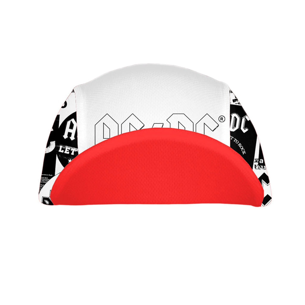 AC/DC Newsprint Cycling Cap