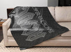 AC/DC - Back in Black Sherpa Fleece Blanket 50" x 60"