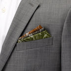 Antique Clock Gradient Pocket Square
