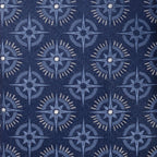 Compass Hidden Message Navy Blue Men's Tie