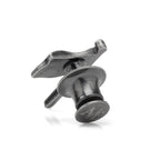 Golf 18th Hole Antique Silver Lapel Pin