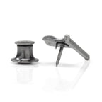 Golf 18th Hole Antique Silver Lapel Pin