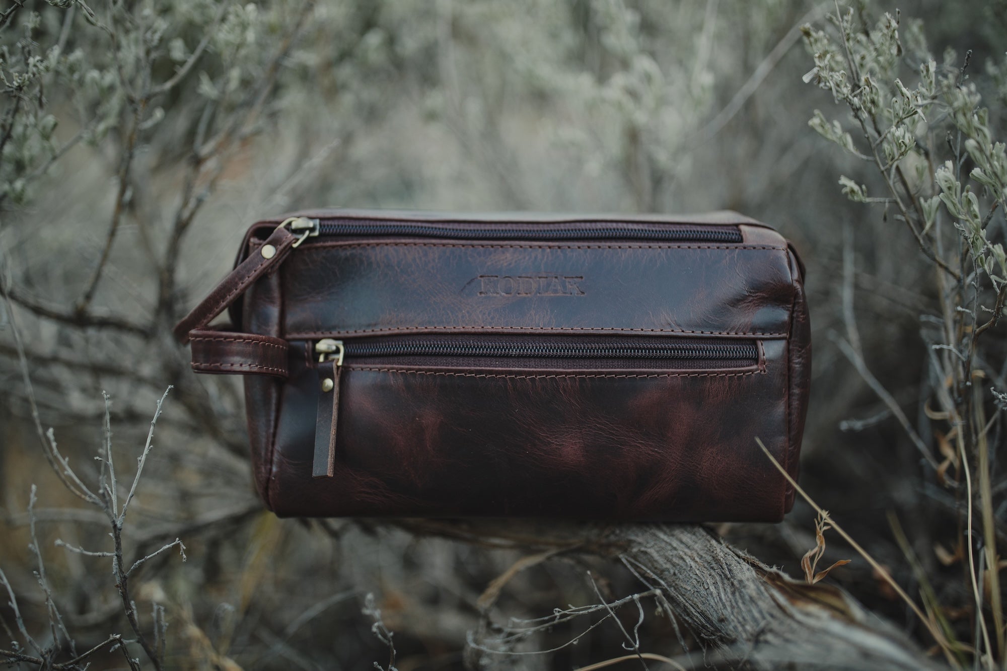 Leather Toiletry Bag
