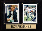 Troy Aikman 2025 2024 NFL Donruss Score 2 Card Plaque 6" x 8" Dallas Cowboys