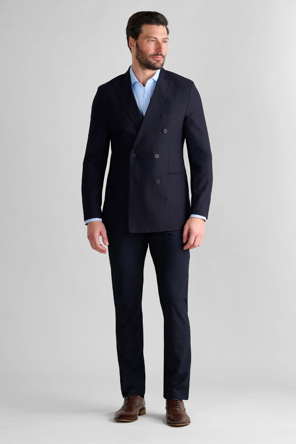 AIR Double Breasted Blazer // Navy