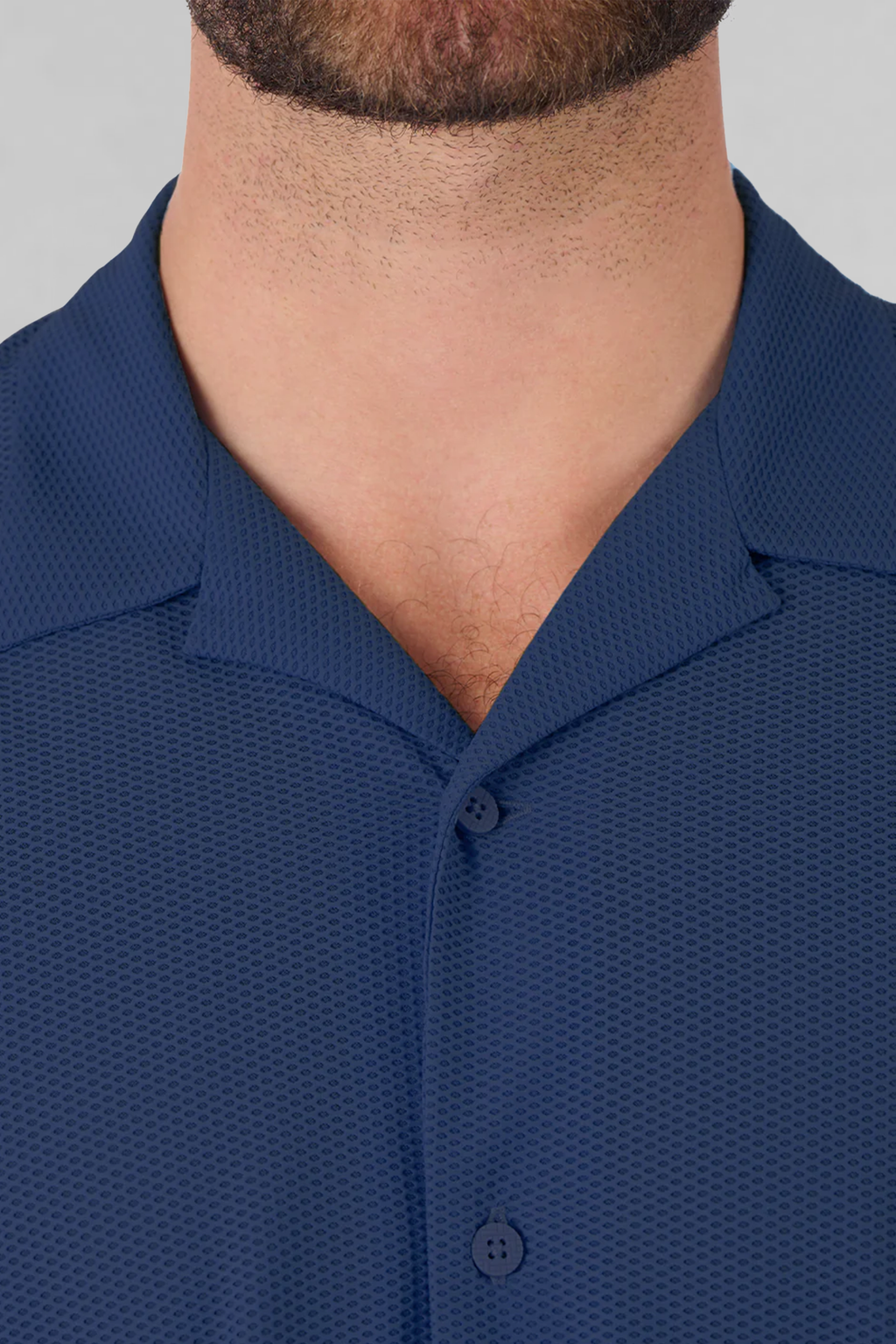 AIR Resort Shirt Solid // Navy