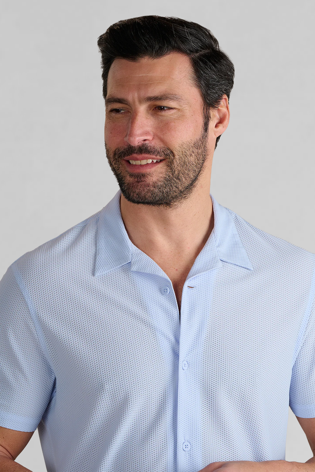 AIR Resort Shirt Solid // Powder Blue
